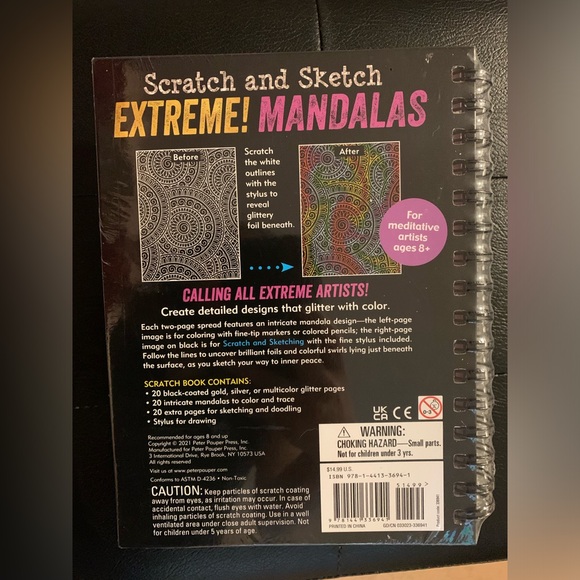 2 Scratch & Sketch Extreme (Trace Along) hardcover - Picture 2 of 4